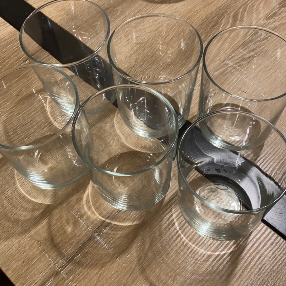 Short Tumbler Glass Drinkware Set
